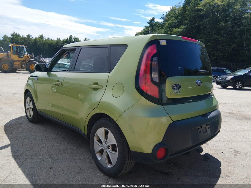 2015 Kia Soul VIN: KNDJN2A25F7776562 Lot: 45654787