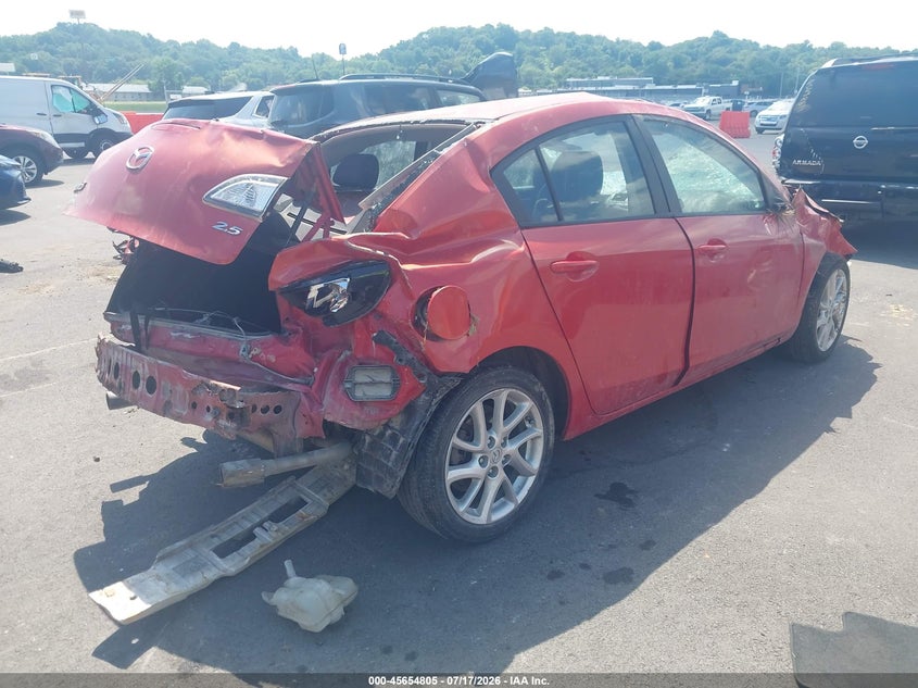 Vin: jm1bl1v58c1500335, lot: 46153360, mazda mazda3 s touring 20124