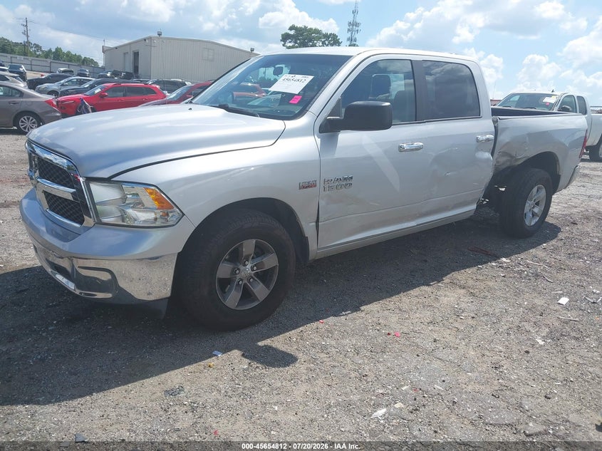 2017 Ram 1500 Slt 4X2 6'4 Box VIN: 1C6RR6TT3HS679159 Lot: 45654812