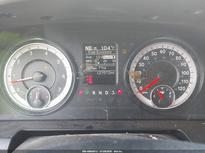 2017 Ram 1500 Slt 4X2 6'4 Box VIN: 1C6RR6TT3HS679159 Lot: 45654812