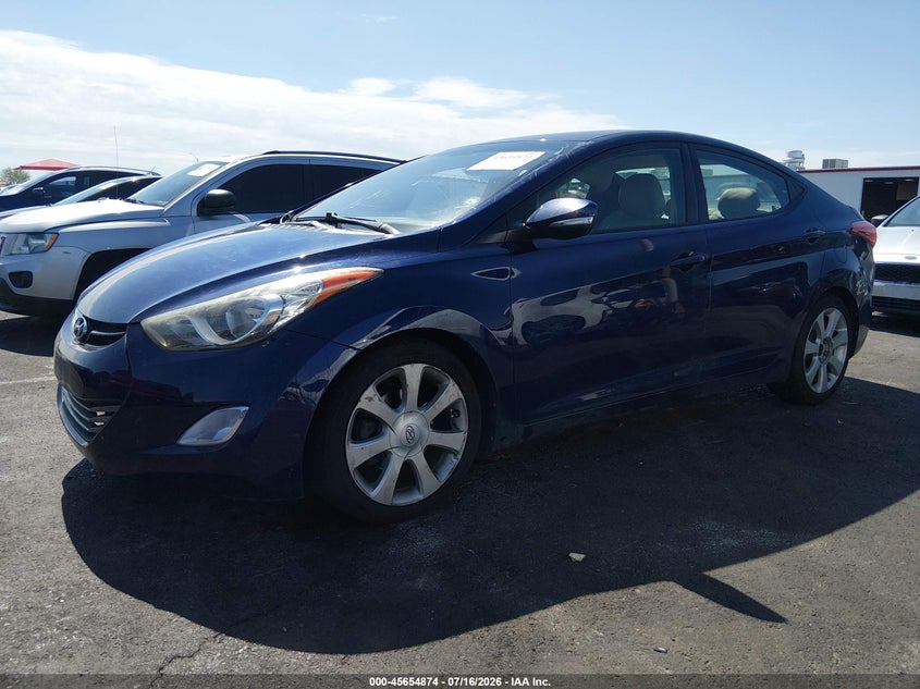 2013 Hyundai Elantra Limited 5NPDH4AEXDH384440 photo 1