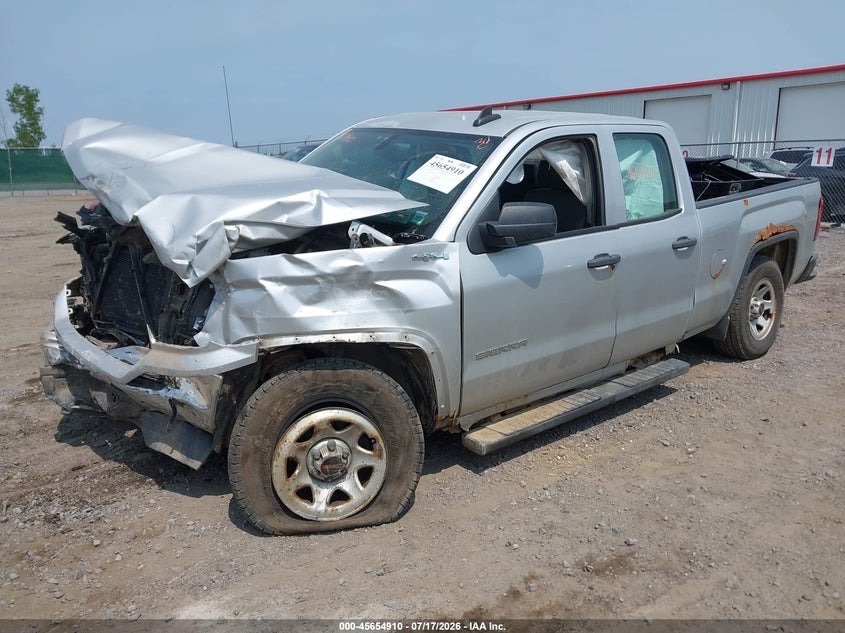 Vin: 1gtv2lec0gz125977, lot: 46153463, gmc sierra 1500 20162