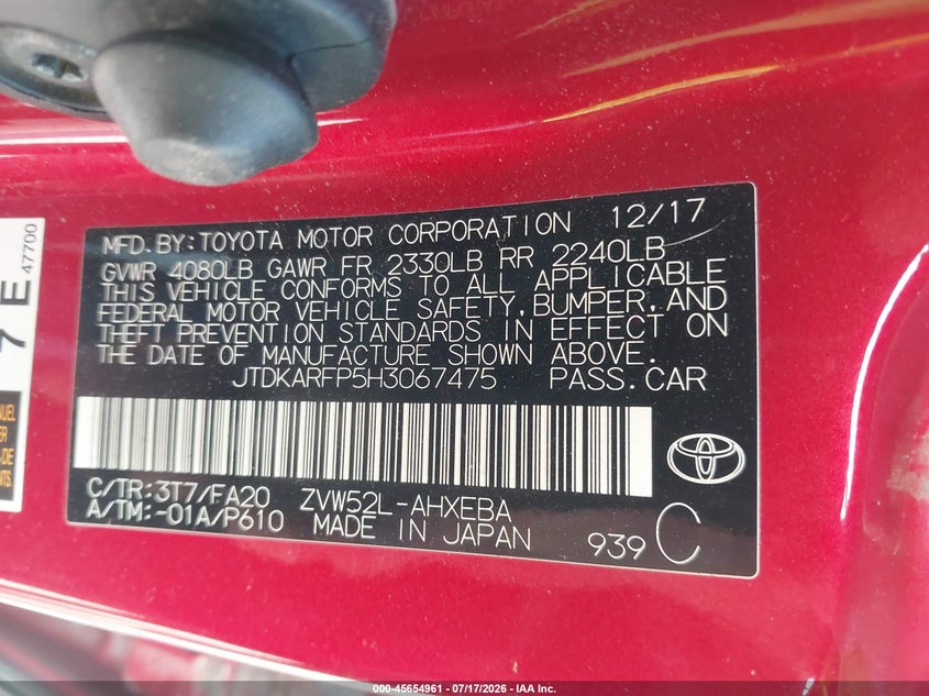 TOYOTA PRIUS PRIME - zdjęcie 9