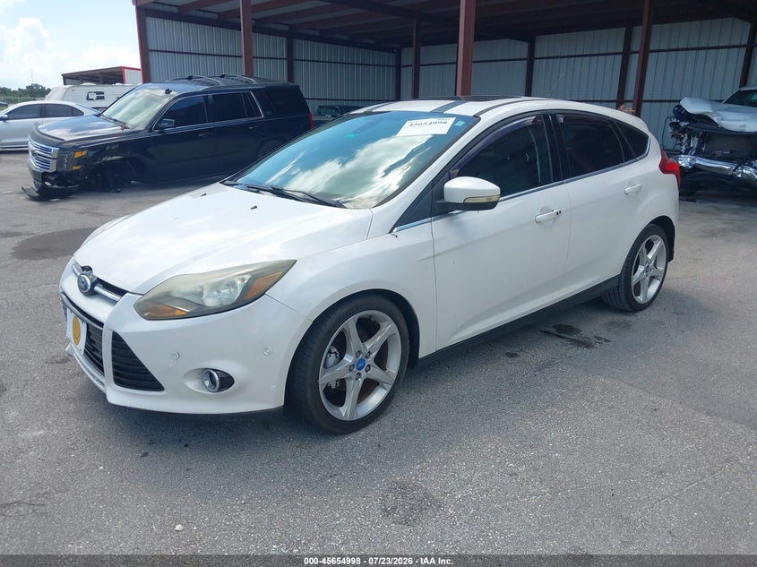 Vin: 1fahp3n24cl125957, lot: 46153553, ford focus titanium 20122