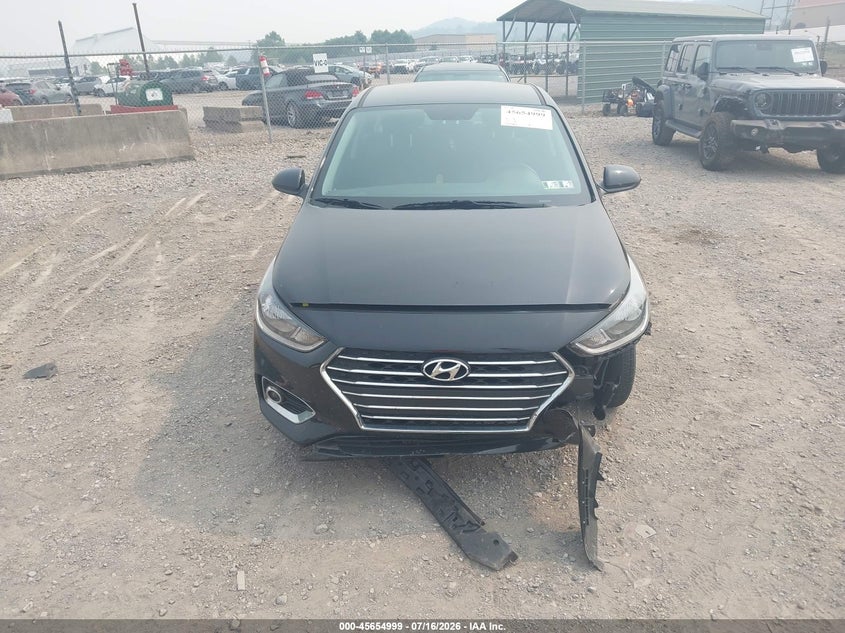 2022 Hyundai Accent Sel VIN: 3KPC24A67NE179072 Lot: 45654999