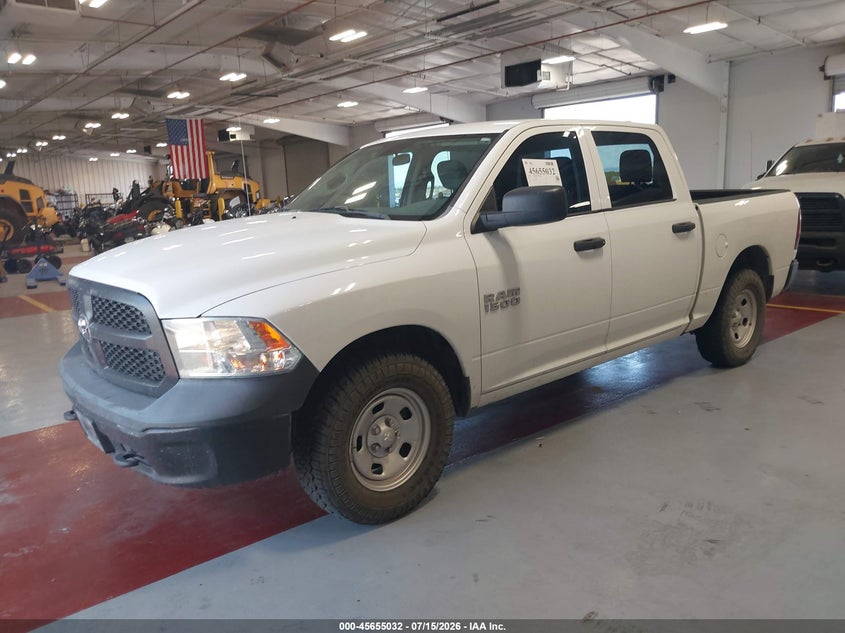 Vin: 1c6rr7kg9js272852, lot: 46153587, ram 1500 tradesman  4x4 5'7 box 20182