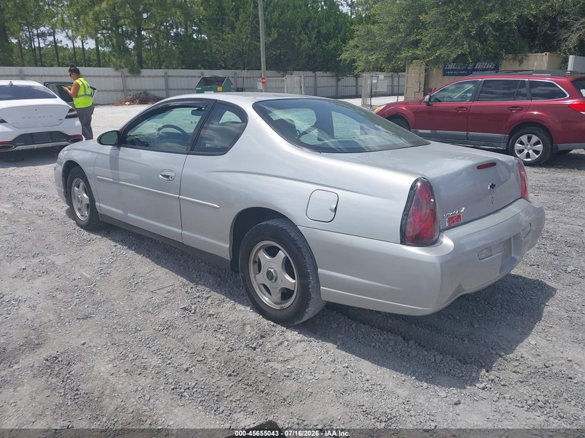 2003 Chevrolet Monte Carlo Ls VIN: 2G1WW12E339436853 Lot: 45655043