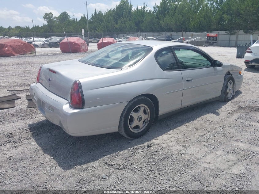 2003 Chevrolet Monte Carlo Ls VIN: 2G1WW12E339436853 Lot: 45655043