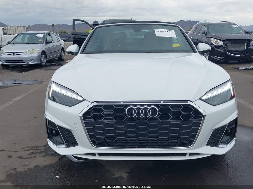 2024 Audi A5 Cabriolet Premium Plus 45 Tfsi S Line Quattro S Tronic VIN: WAU4AGF53RN008715 Lot: 45655106