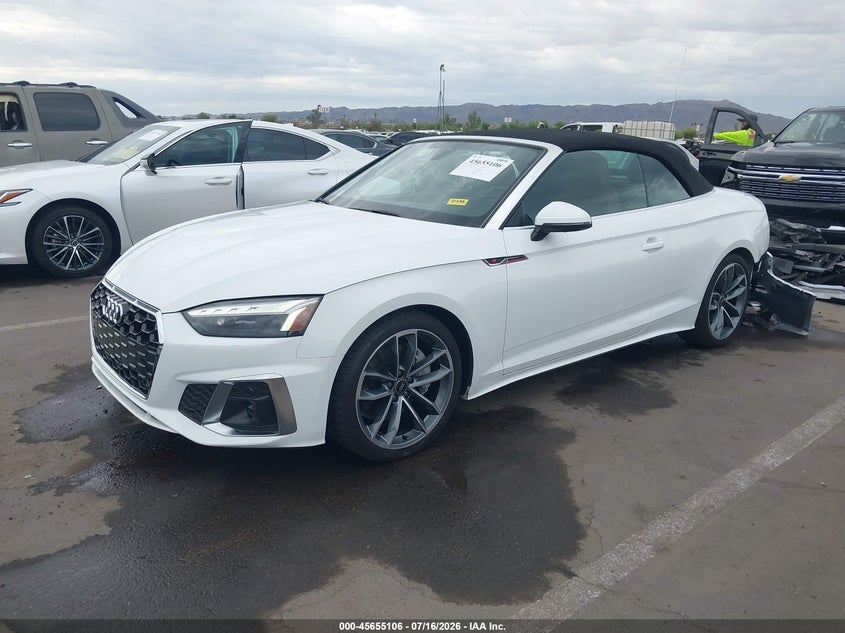 Vin: wau4agf53rn008715, lot: 46153661, audi a5 cabriolet premium plus 45 tfsi s line quattro s tronic 20242