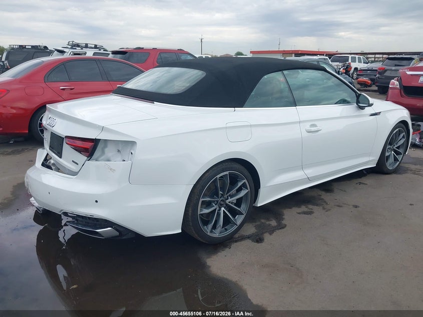 Vin: wau4agf53rn008715, lot: 46153661, audi a5 cabriolet premium plus 45 tfsi s line quattro s tronic 20244