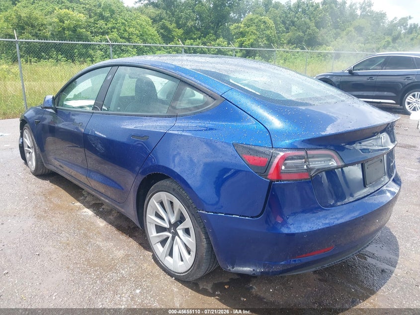 2022 Tesla Model 3 Long Range Dual Motor All-Wheel Drive VIN: 5YJ3E1EB9NF188010 Lot: 45655110
