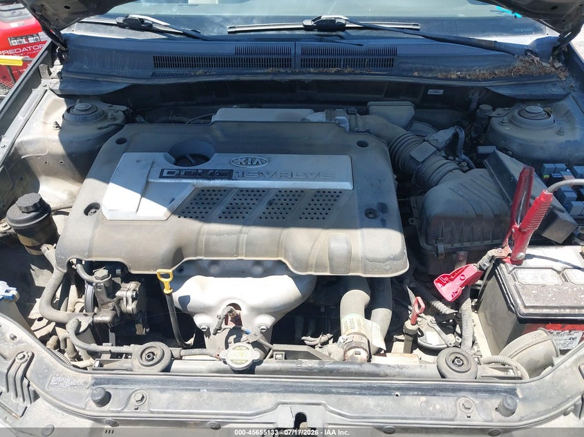 2005 Kia Spectra Ex/Lx/Sx VIN: KNAFE122855198625 Lot: 45655133