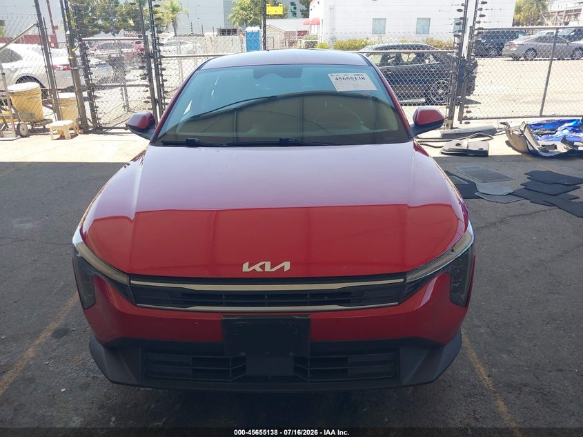 2025 Kia K4 Lxs VIN: 3KPFT4DEXSE023682 Lot: 45655138