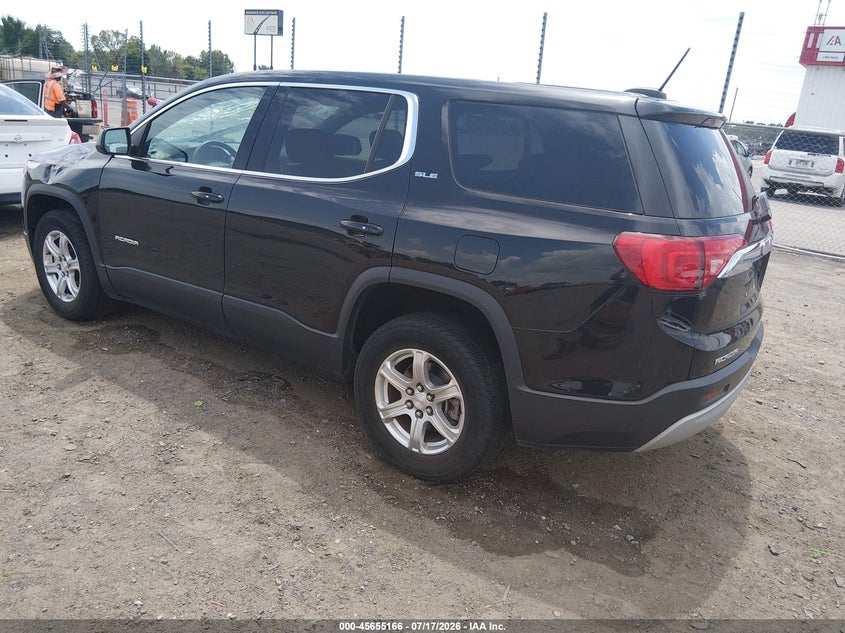 Vin: 1gkknkla5hz324079, lot: 46153721, gmc acadia sle-1 20173
