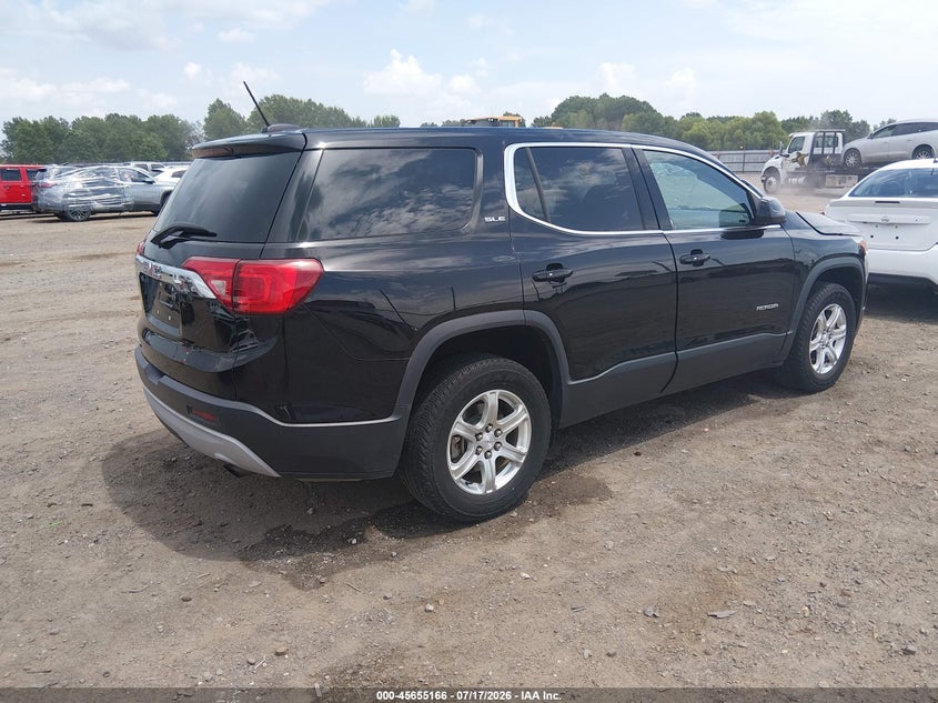 Vin: 1gkknkla5hz324079, lot: 46153721, gmc acadia sle-1 20174