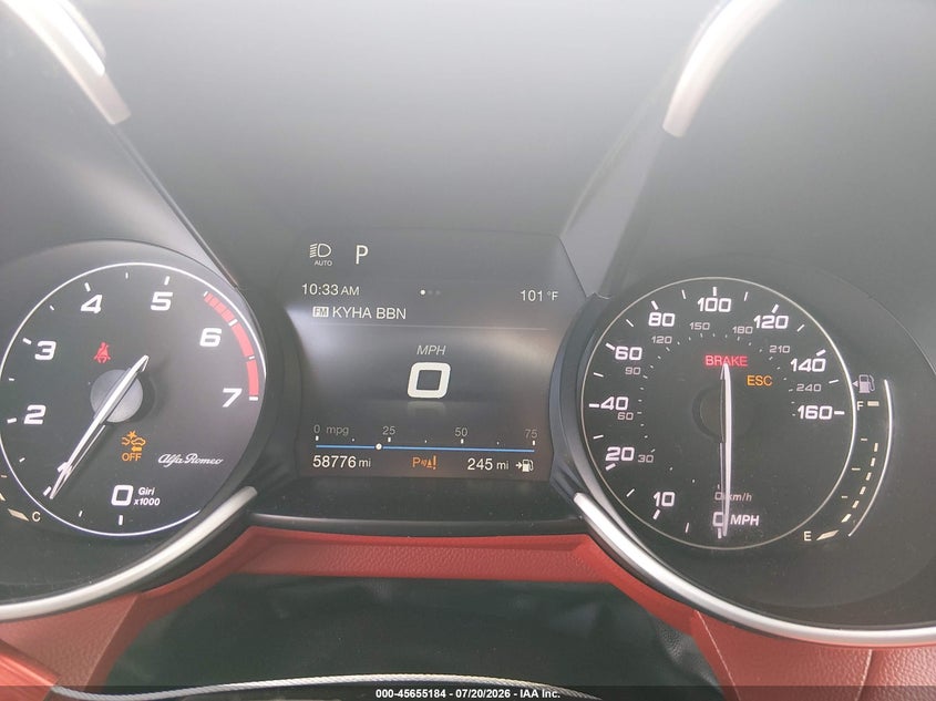 2018 ALFA ROMEO GIULIA auction photo 7