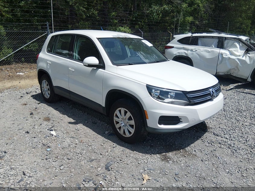 2013 Volkswagen Tiguan S VIN: WVGCV7AX3DW521635 Lot: 45655225