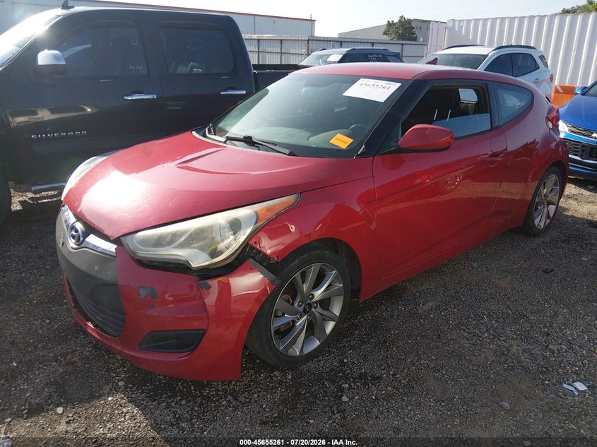 2016 Hyundai Veloster VIN: KMHTC6AD2GU277711 Lot: 45655261