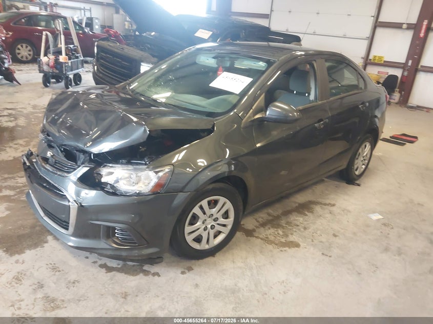 Vin: 1g1jb5sb3l4100755, lot: 46153819, chevrolet sonic fwd  ls 20202