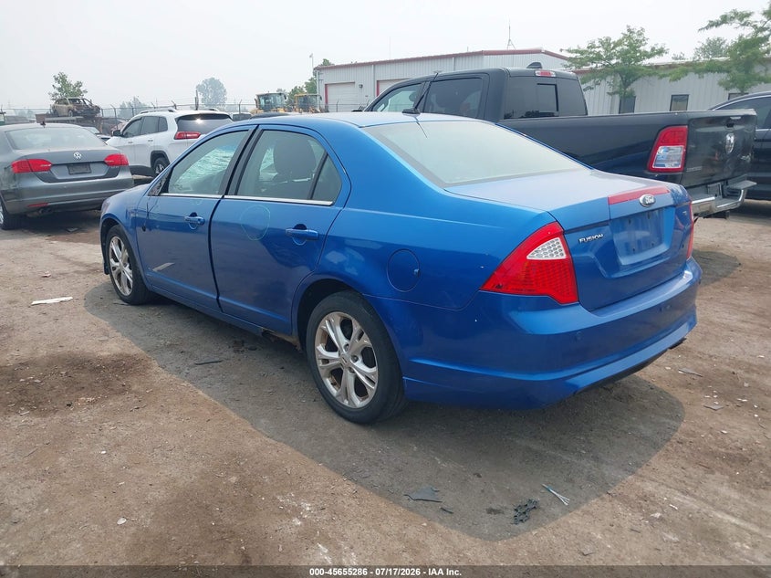 Vin: 3fahp0ha1cr253754, lot: 46153841, ford fusion se 20123