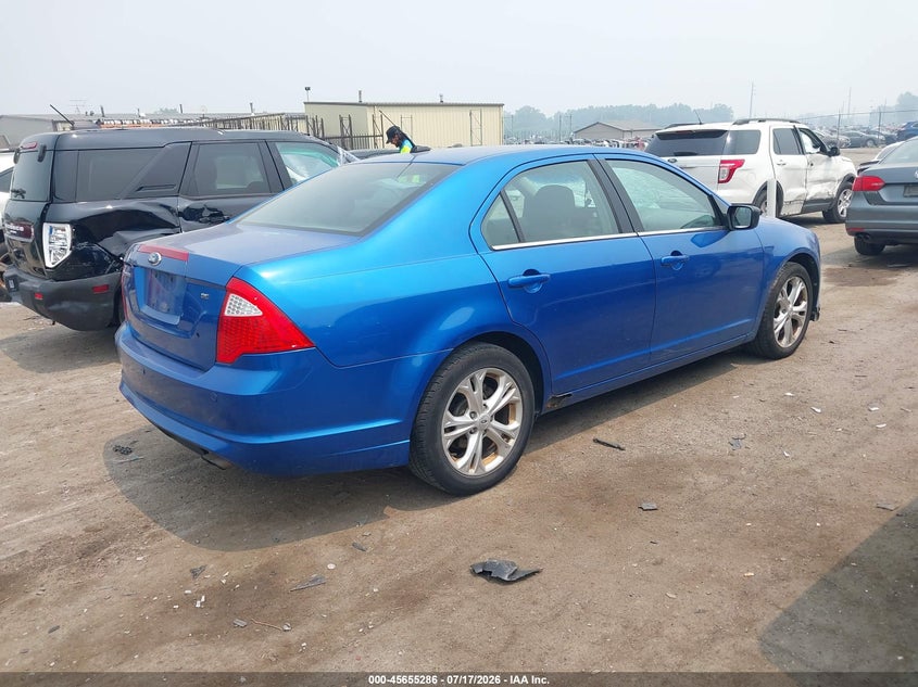 Vin: 3fahp0ha1cr253754, lot: 46153841, ford fusion se 20124