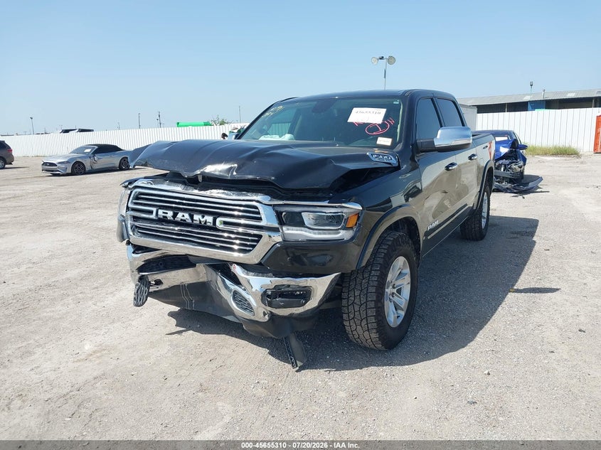 Vin: 1c6rrejt1ln107818, lot: 46153865, ram 1500 laramie  4x2 5'7 box 20202