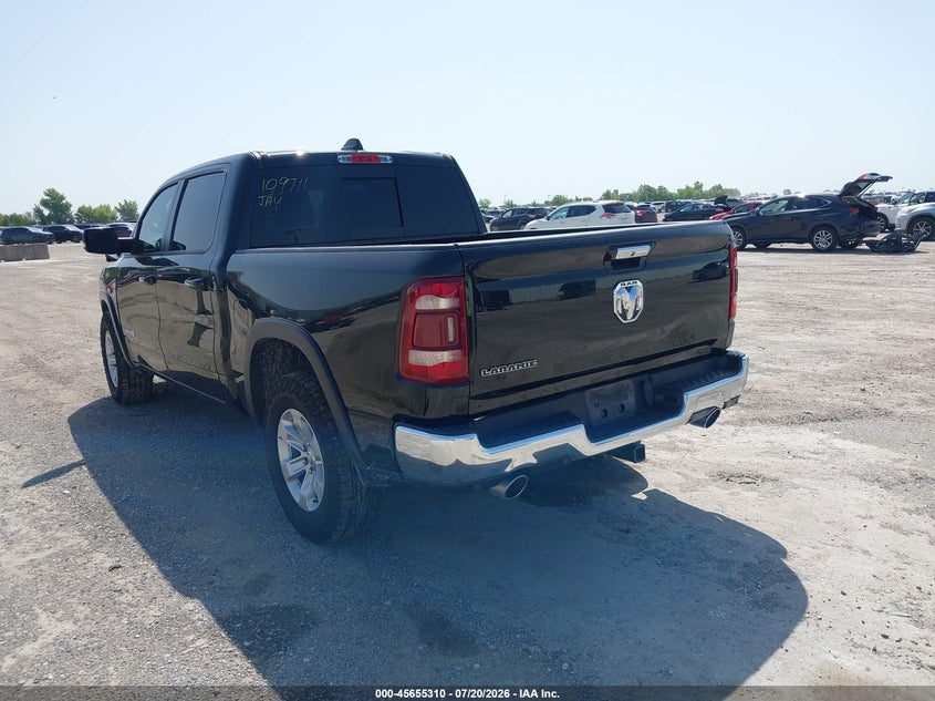 Vin: 1c6rrejt1ln107818, lot: 46153865, ram 1500 laramie  4x2 5'7 box 20203