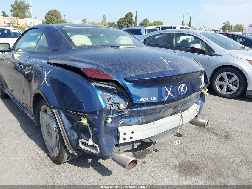 2003 Lexus Sc 430 VIN: JTHFN48Y230040547 Lot: 45655312