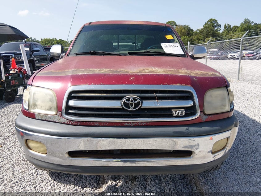 2001 Toyota Tundra Sr5 V8 VIN: 5TBRT34111S166067 Lot: 45655314
