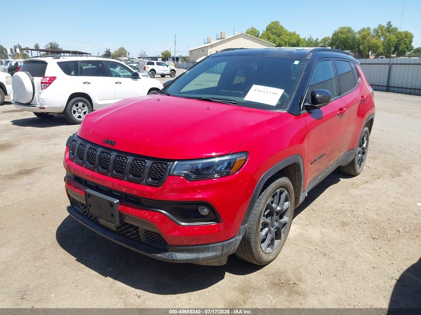 Vin: 3c4njdbn9rt597751, lot: 46153895, jeep compass latitude 4x4 20242
