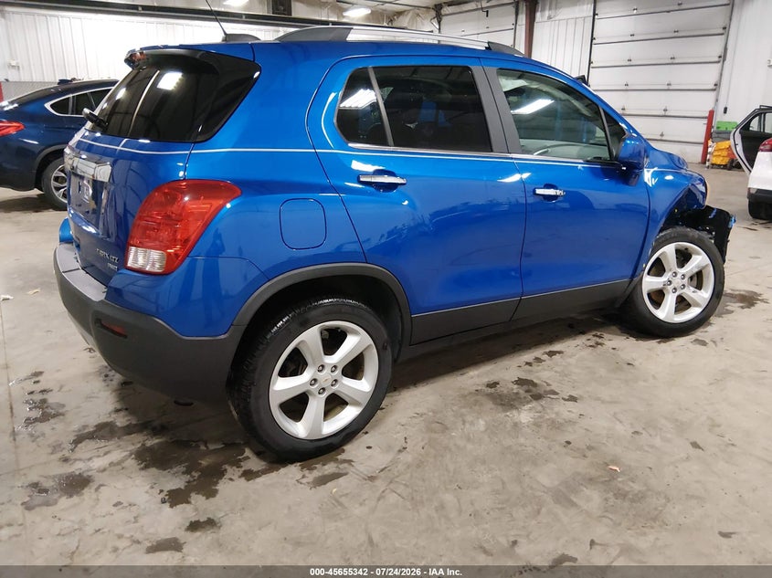 Vin: kl7cjtsb1fb200776, lot: 46153897, chevrolet trax ltz 20154