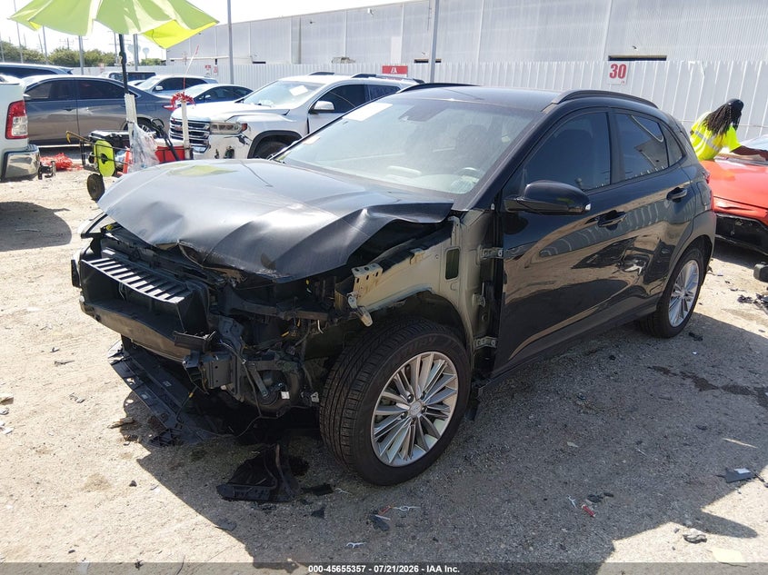 2021 Hyundai Kona Sel VIN: KM8K2CAA4MU599166 Lot: 45655357