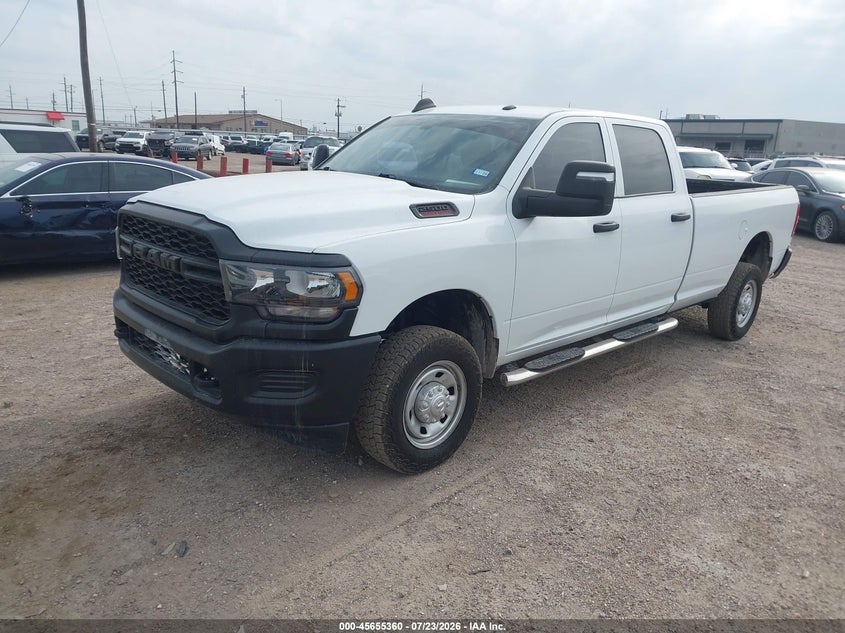 Vin: 3c6ur5hj9pg565751, lot: 46153915, ram 2500 tradesman  4x4 8' box 20232