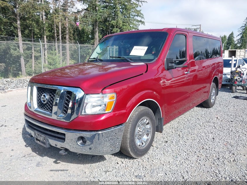 Vin: 5bzaf0aa2gn850641, lot: 46154009, nissan nv passenger nv3500 hd sl v8 20162