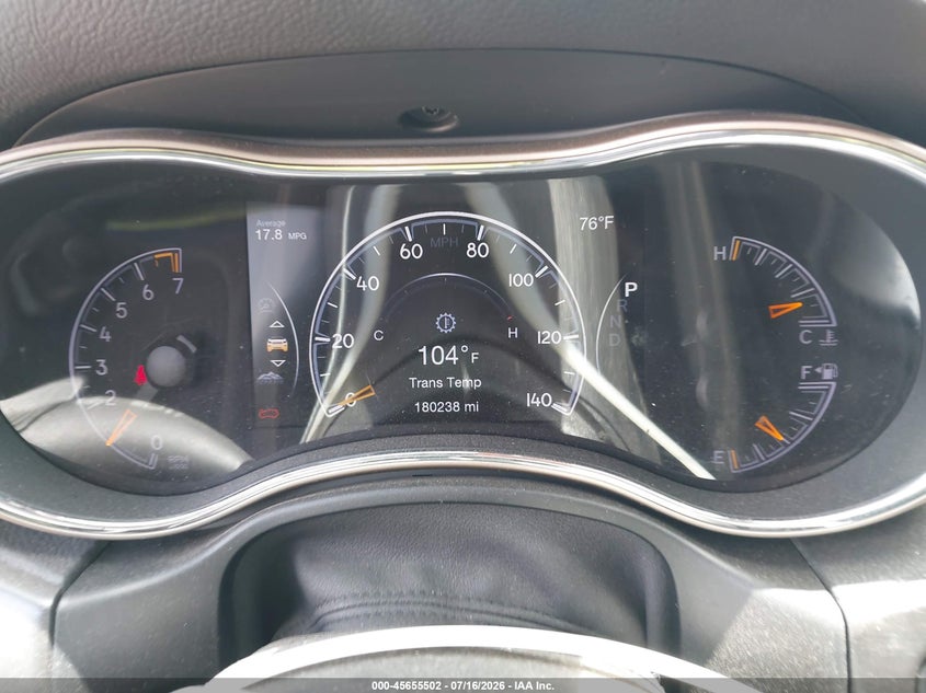 2016 JEEP GRAND CHEROKEE auction photo 7