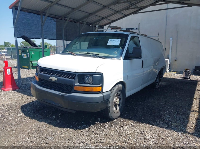 Vin: 1gcsgafx5e1126368, lot: 46154068, chevrolet express 1500 work van 20142