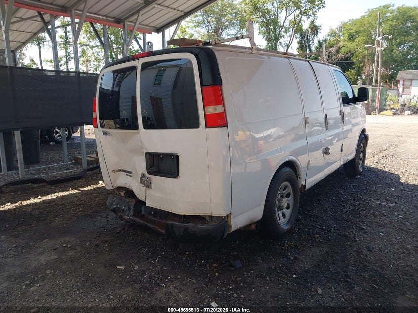 Vin: 1gcsgafx5e1126368, lot: 46154068, chevrolet express 1500 work van 20144
