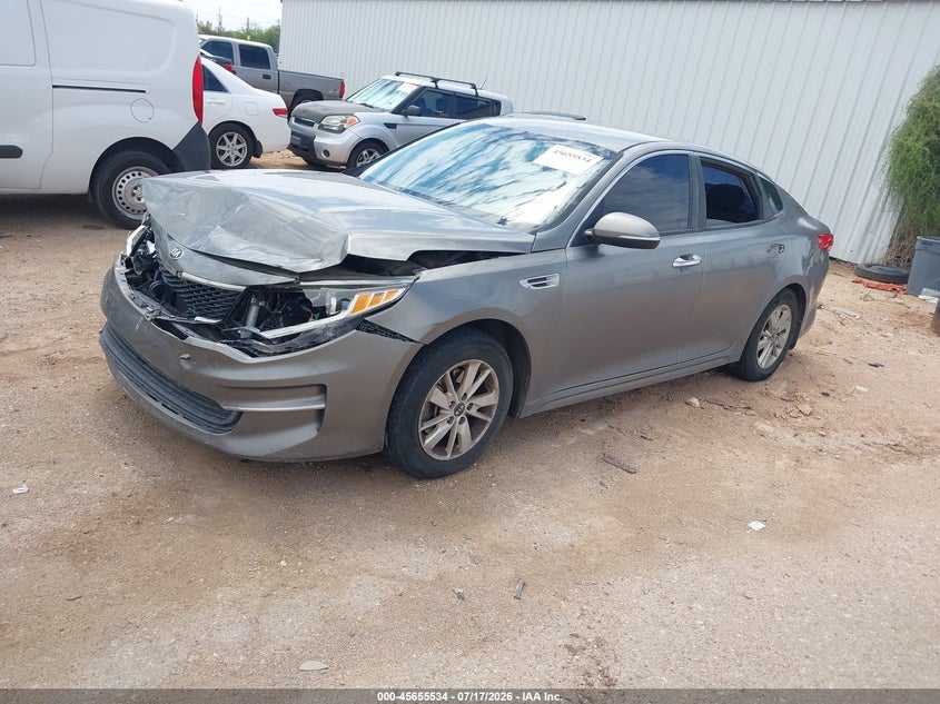 Vin: 5xxgt4l37gg033010, lot: 46154089, kia optima lx 20162