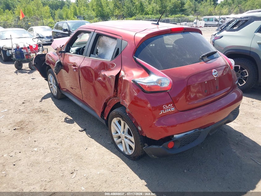 Vin: jn8af5mv8ft557014, lot: 46154092, nissan juke sv 20153