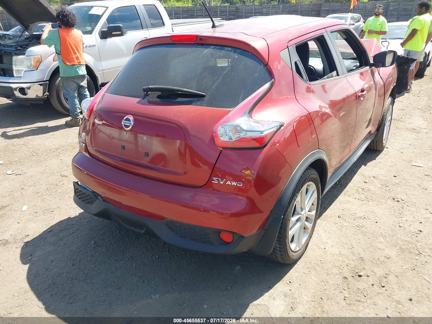 Vin: jn8af5mv8ft557014, lot: 46154092, nissan juke sv 20154