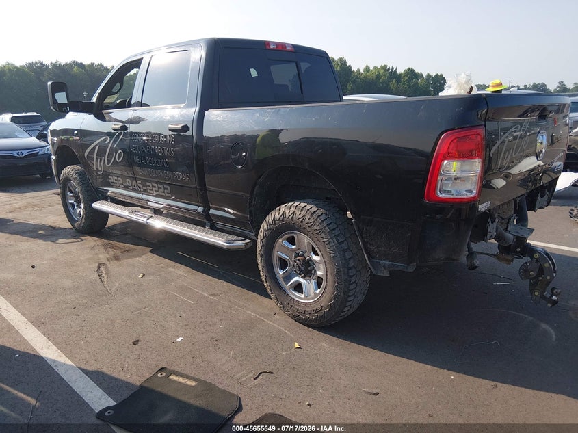 Vin: 3c6ur5cl6ng394656, lot: 46154104, ram 2500 tradesman  4x4 6'4 box 20223