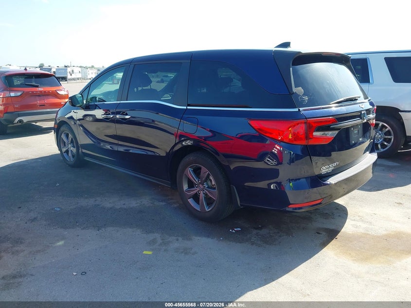 Vin: 5fnrl6h50mb041611, lot: 46154123, honda odyssey ex 20213