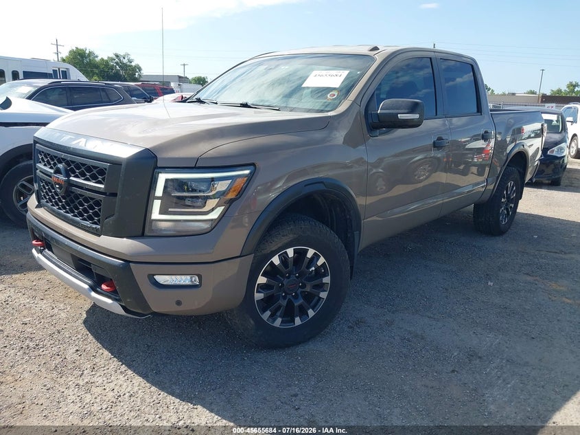 Vin: 1n6aa1edxln510475, lot: 46154239, nissan titan pro-4x 4x4 20202