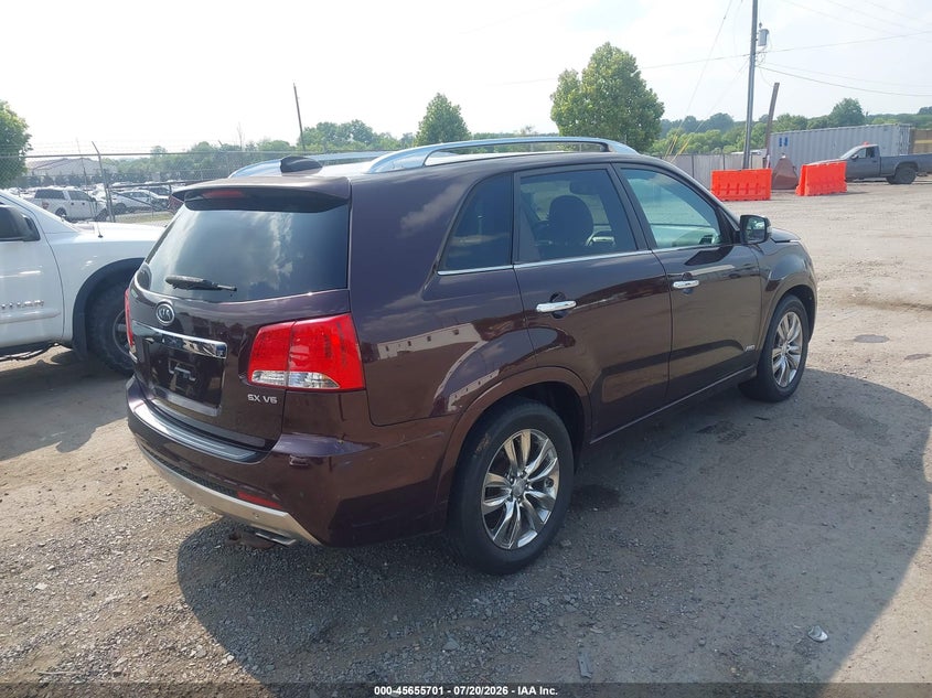 2012 Kia Sorento Sx V6 VIN: 5XYKWDA27CG191364 Lot: 45655701