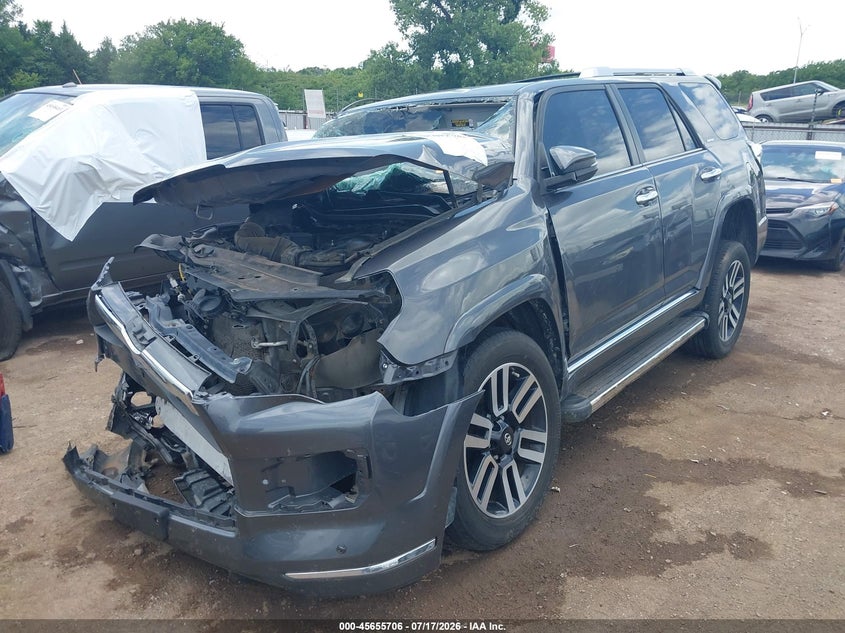 Vin: jtebu5jr3l5765150, lot: 46154261, toyota 4runner limited 20202