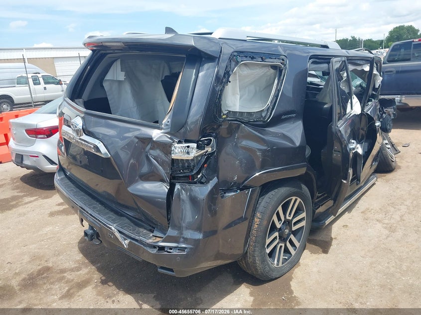 Vin: jtebu5jr3l5765150, lot: 46154261, toyota 4runner limited 20204