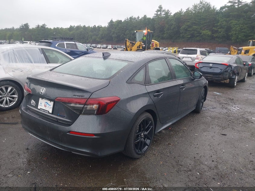 Vin: 2hgfe4f89th311296, lot: 46154334, honda civic hybrid sport/sport touring 20264
