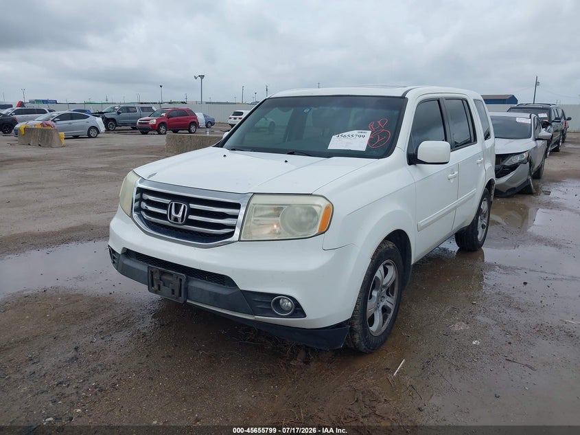 5FNYF3H50EB001984 2014 Honda Pilot Ex-L photo 1