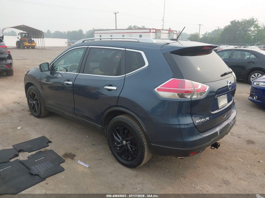 2015 NISSAN ROGUE auction photo 3